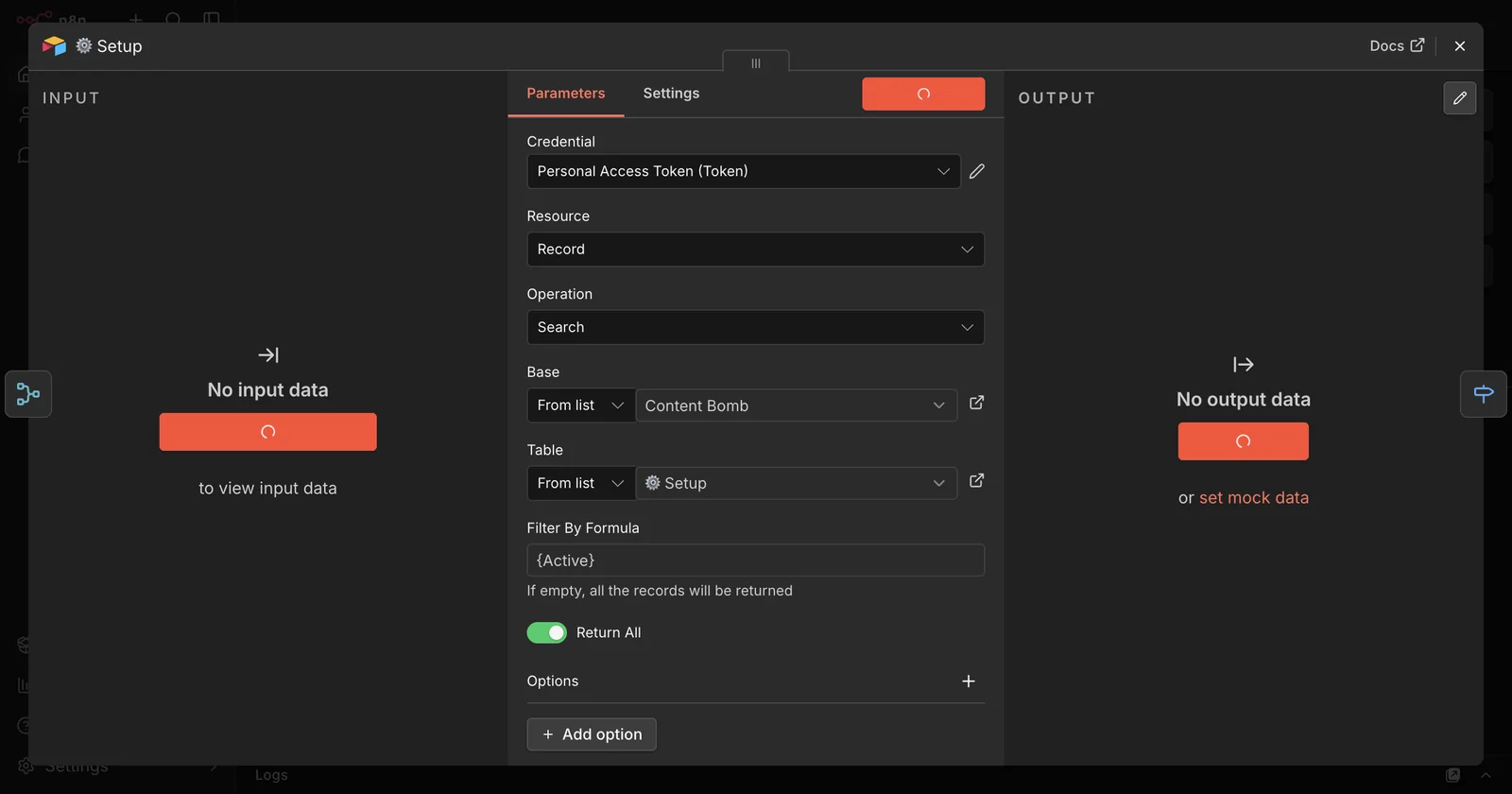 Airtable idea queue