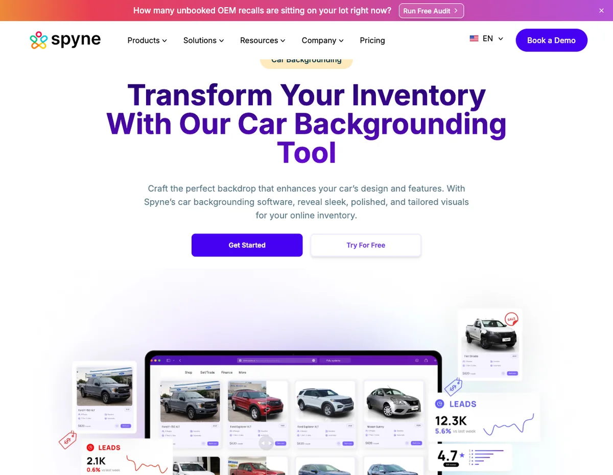 Spyne product page