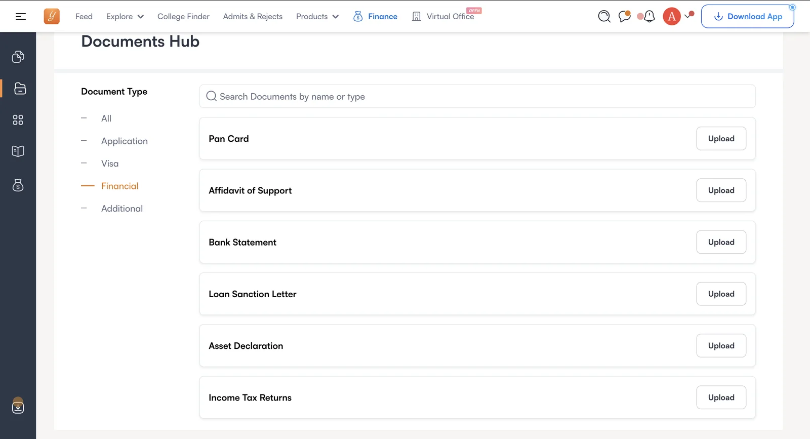 Documents hub